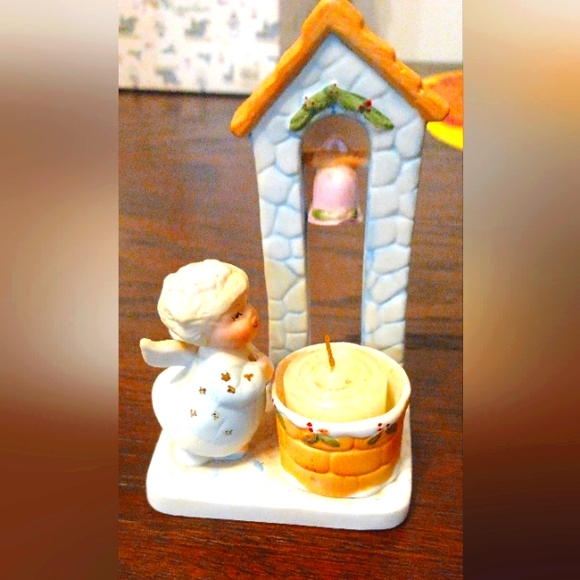 Other - Darling angel votive candle holder